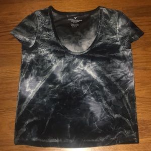 Marbled, velvet american eagle short sleeve